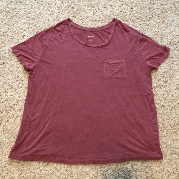 Mossimo Supply Co. Tops - Maroon T-shirt